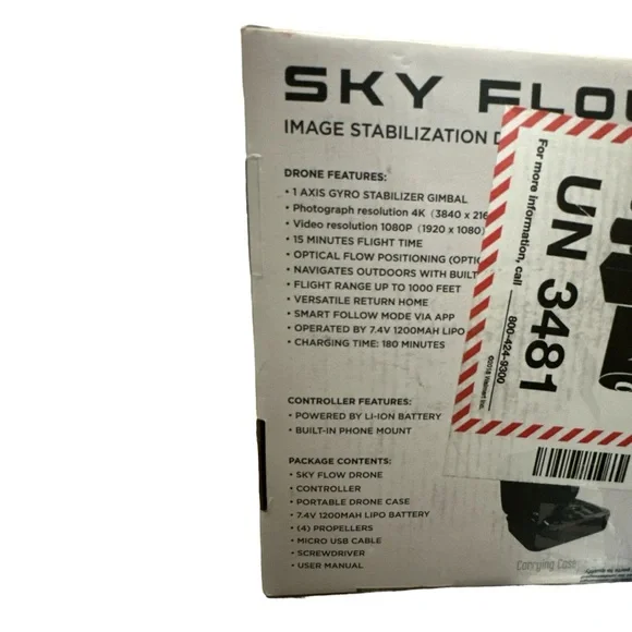 New 4K Sky Flow Image Stabilization Drone Built in WiFi